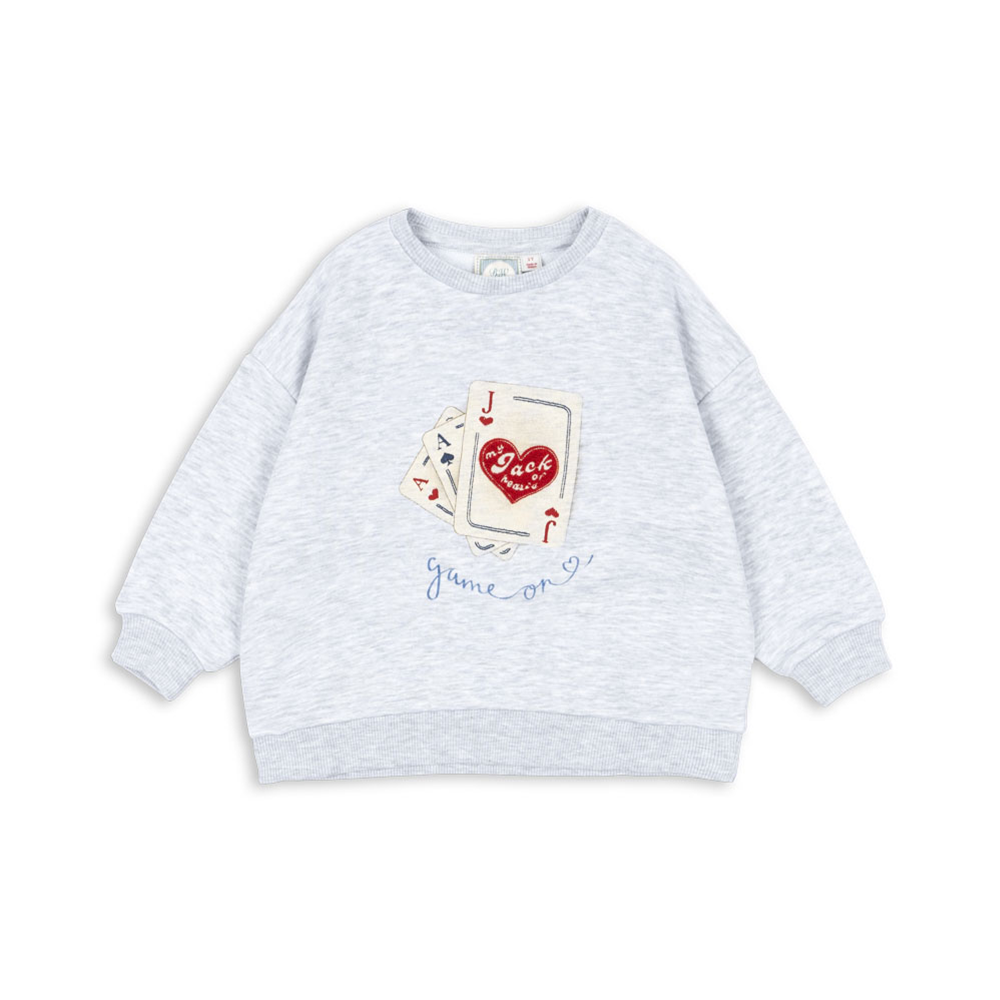 Konges Sløjd Pullover &#39;RHW X KS&#39; Jack Light Grey Melange