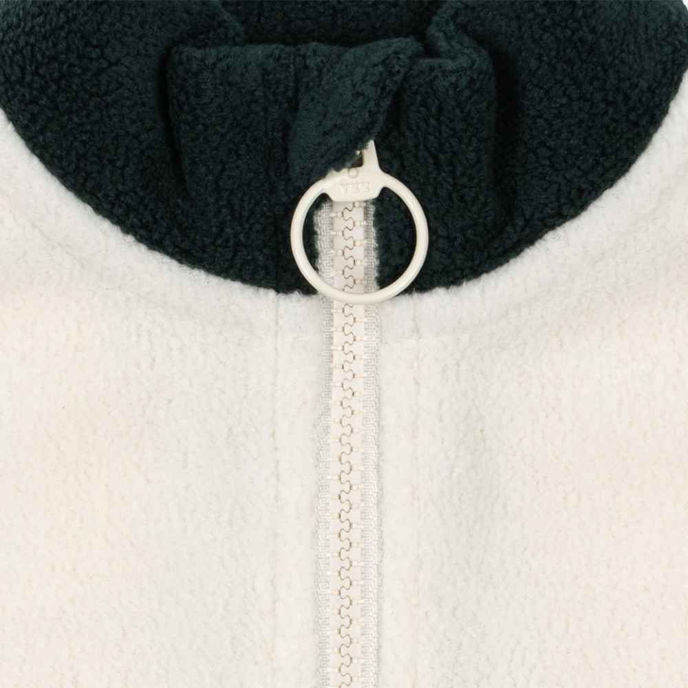 Konges Sløjd Fleece Pullover with Zipper 'Tavi' Scarab