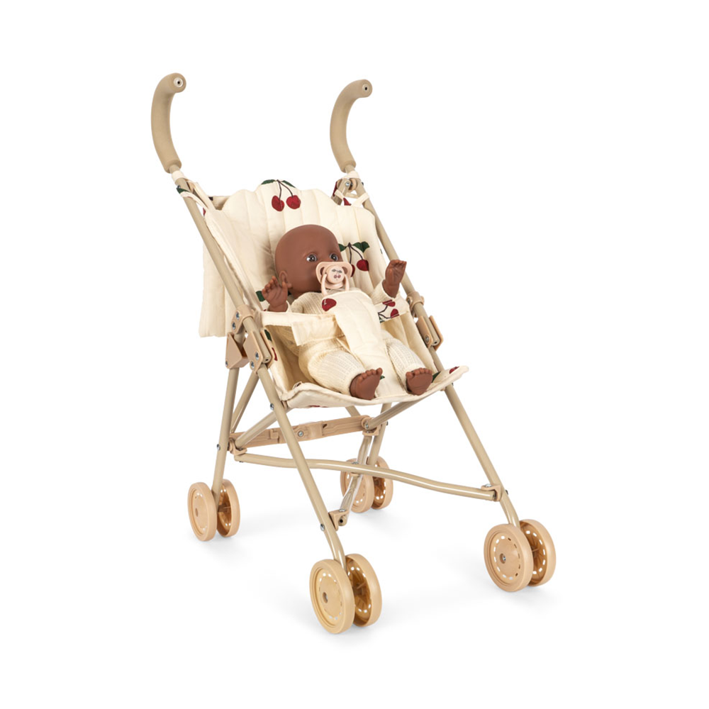 Konges Sløjd Puppen-Buggy mit Puppe 'Cherie' Ma Grande Cerise