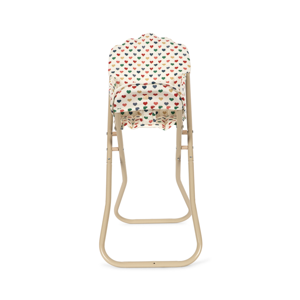 Konges Sløjd Doll High Chair Coeur Coloré