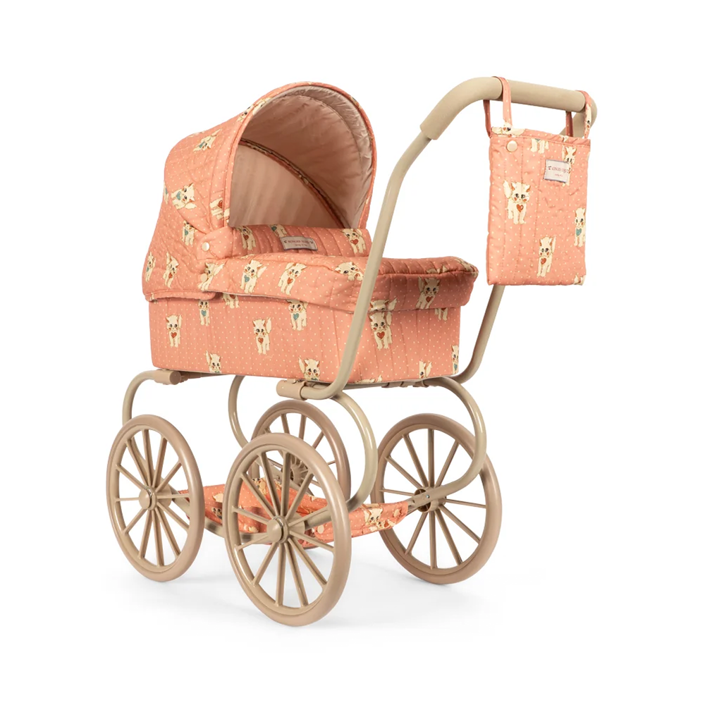 Konges Sløjd Puppen-Kinderwagen 'Minnie' Ciao Miao Rose