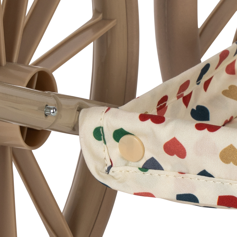 Konges Sløjd Doll Stroller 'Minnie' Coeur Coloré