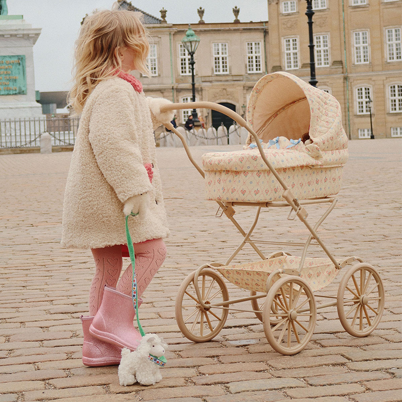 Konges Sløjd  Puppen-Kinderwagen Fleur Decor