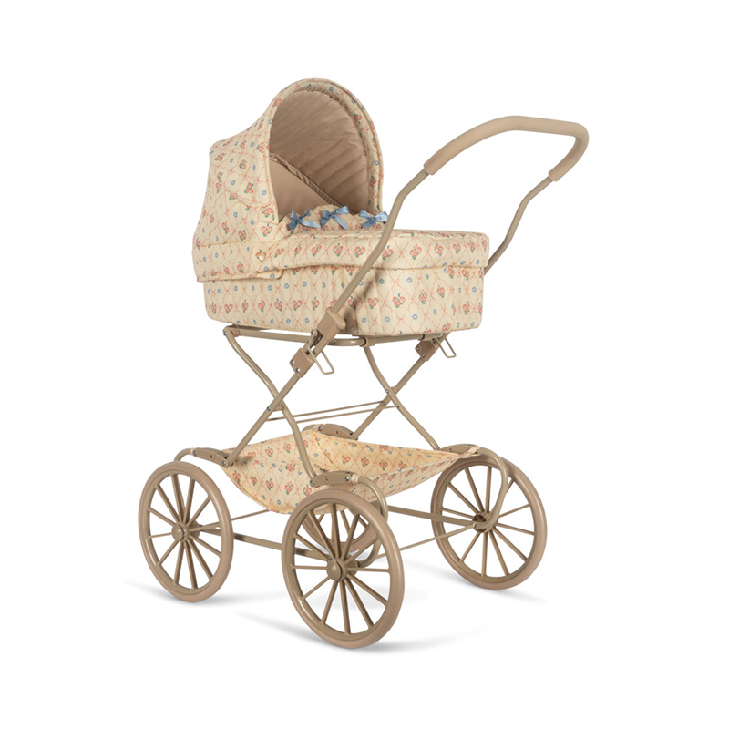 Konges Sløjd  Puppen-Kinderwagen Fleur Decor