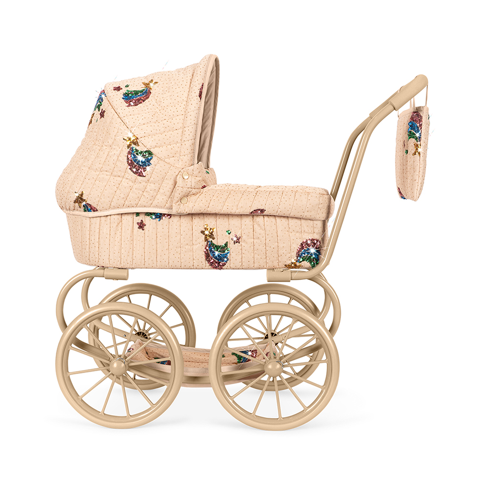 Konges Sløjd Puppen-Kinderwagen 'Minnie Tulle' Rainbow Star