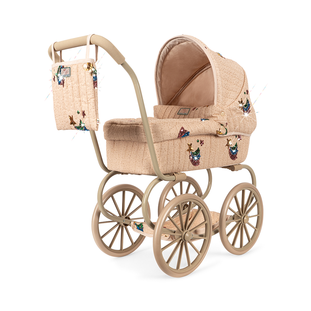 Konges Sløjd Puppen-Kinderwagen 'Minnie Tulle' Rainbow Star