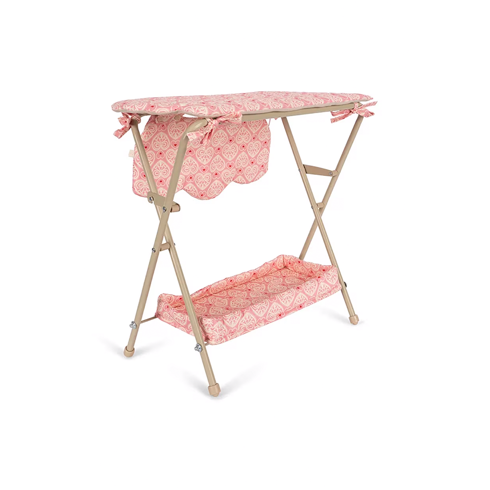 Konges Sløjd Puppen Wickeltisch Lacy Pink