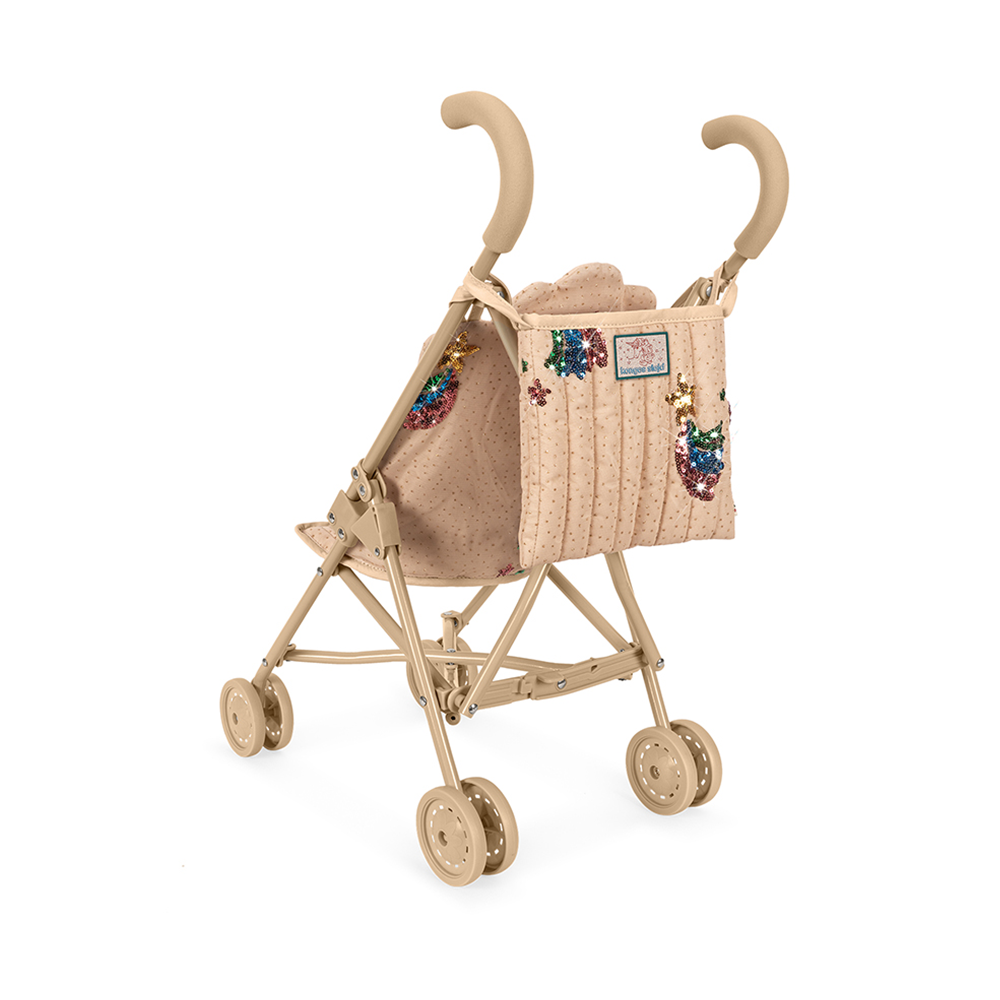 Konges Sløjd Puppen-Buggy 'Tulle' Rainbow Star