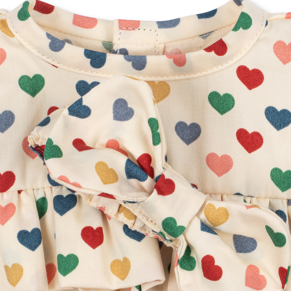 Konges Sløjd  Puppenkleider-Set Coeur Coloré