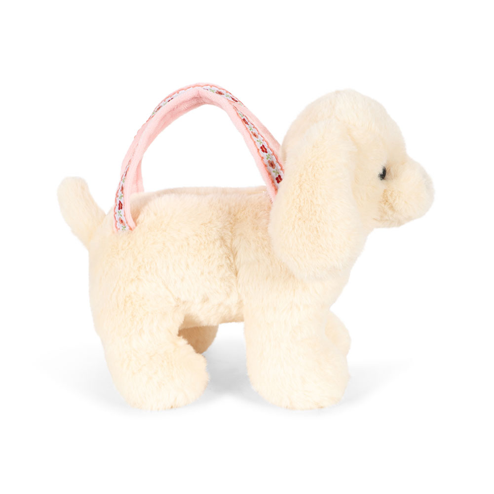 Konges Sløjd  Handtasche in Form eines Welpen Off White