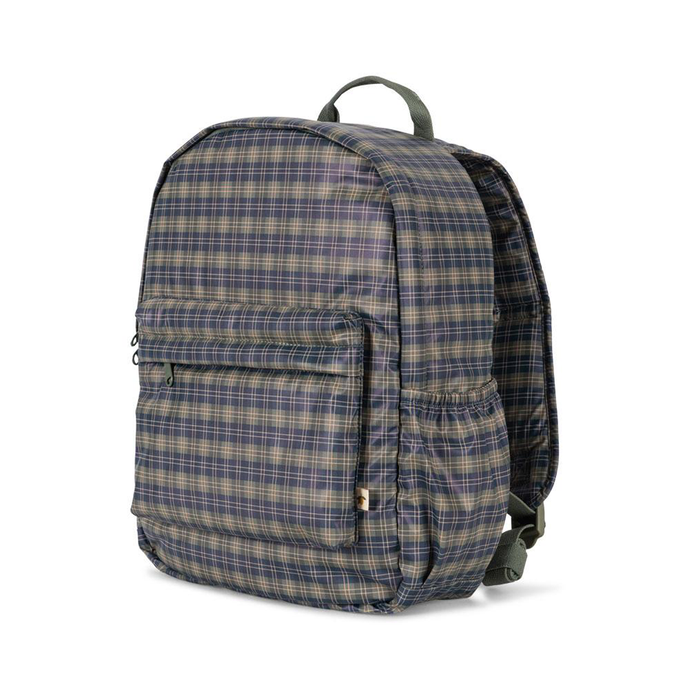Konges Sløjd wasserabweisender Rucksack Midi &#39;Rainy&#39; Laurel Blue Check