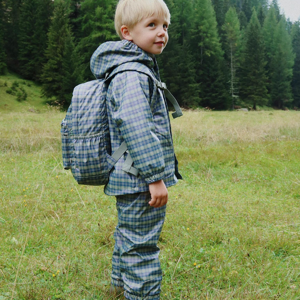 Konges Sløjd  Gefüttertes Regenjacke/-hose Set &#39;Rainy Palme&#39;  Laurel Oak