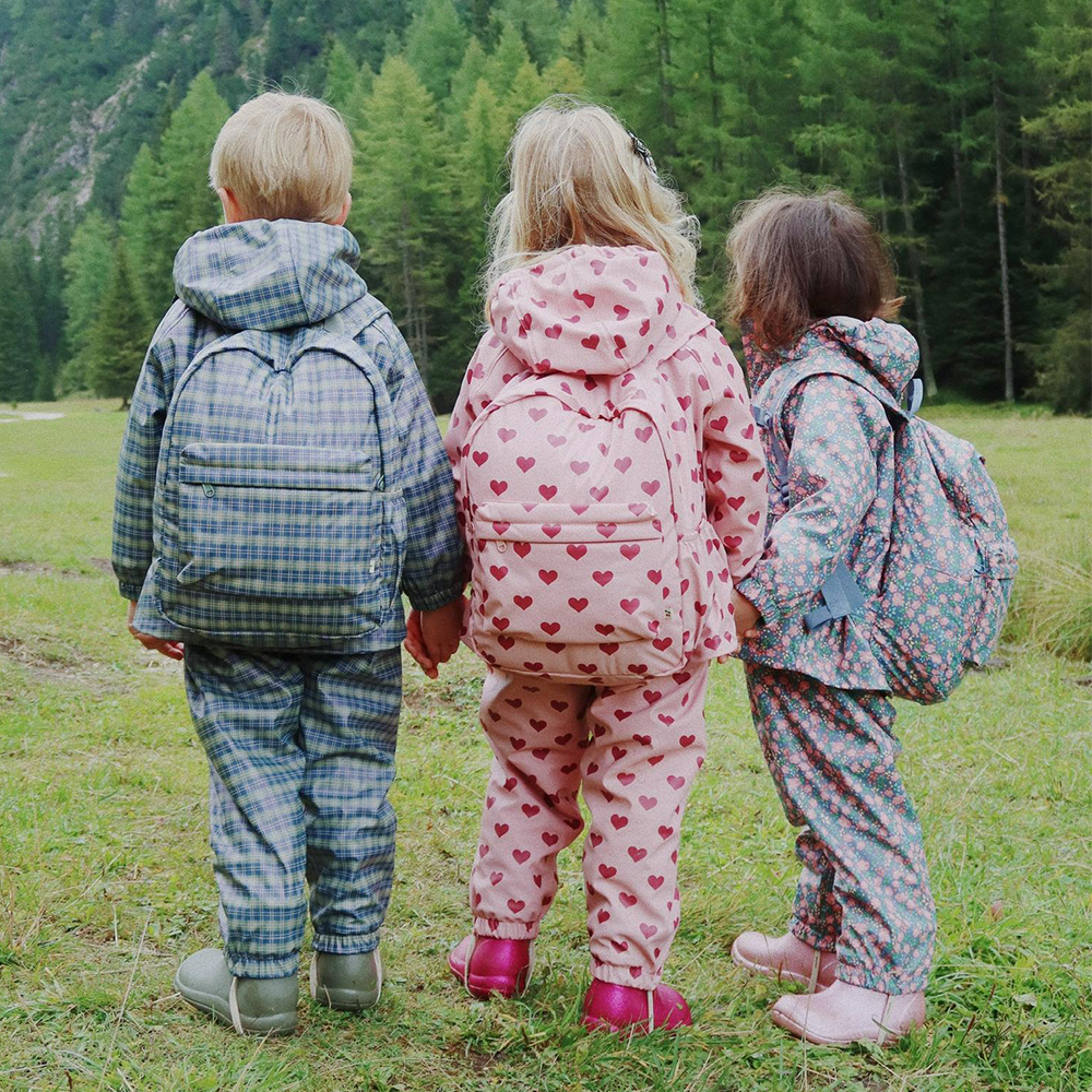 Konges Sløjd  Gefüttertes Regenjacke/-hose Set &#39;Rainy Palme&#39;  Laurel Oak