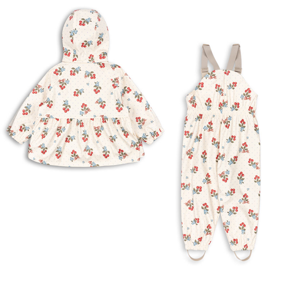 Konges Sløjd  Regenjacke/-hose Set 'Rainy Palme' Marmelatta - Online MY SNOWFLAKE