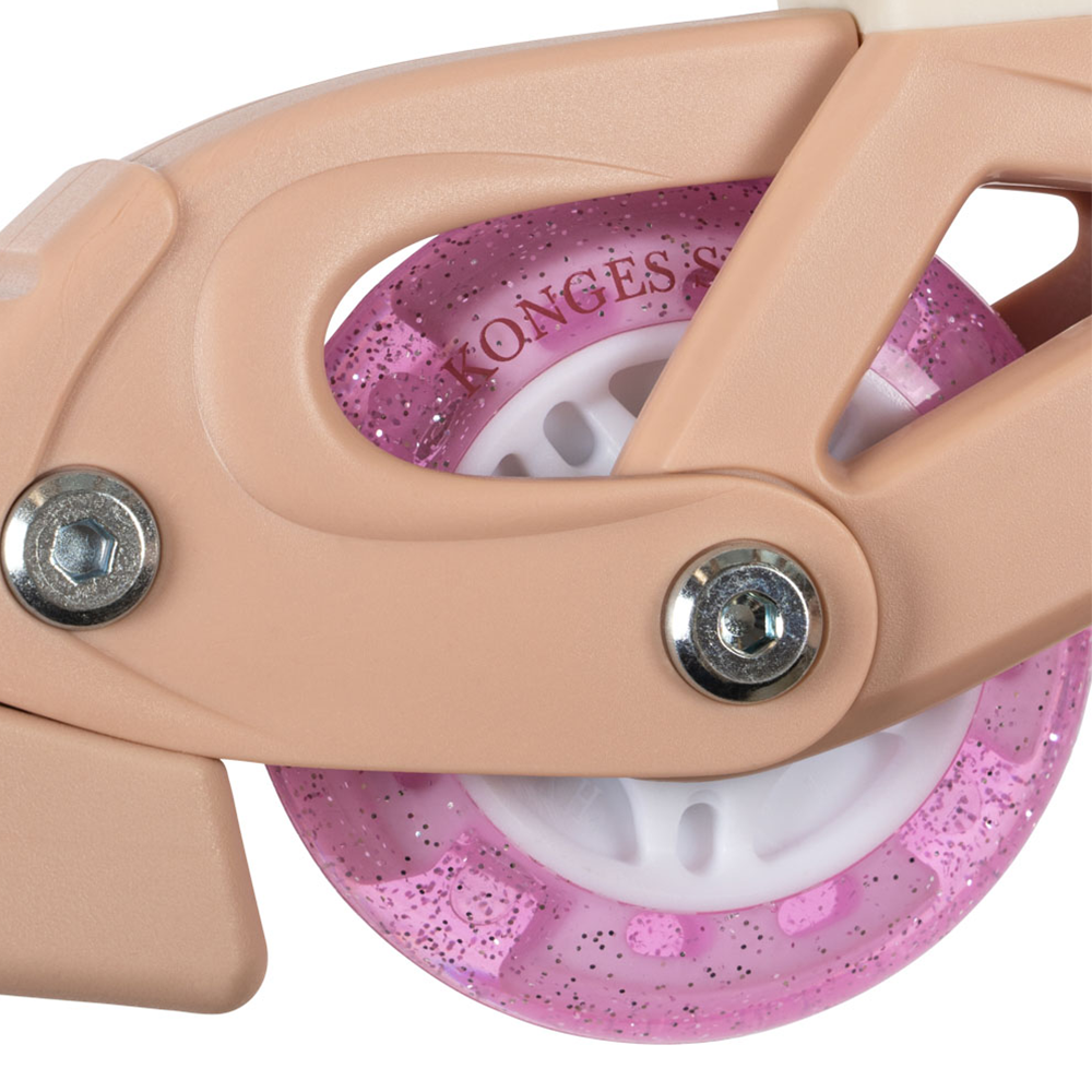 Konges Sløjd 'Light Up' Rollschuhe Cherry Blush