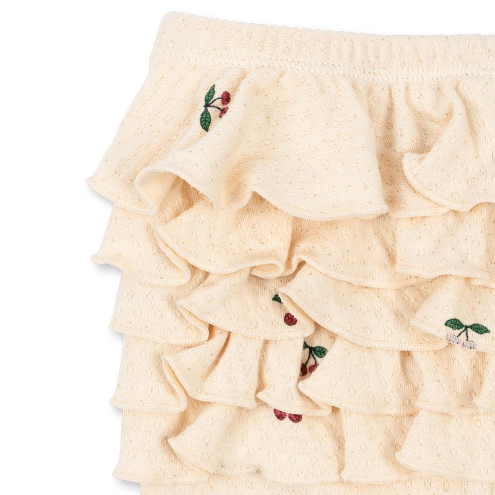 Konges Sløjd Baby Leggings mit Rüschen &#39;Sui&#39; Cherry