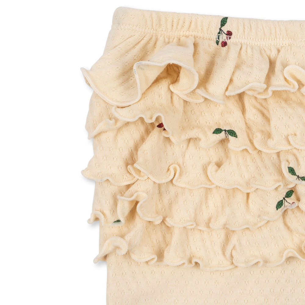 Konges Sløjd Baby Leggings mit Rüschen &#39;Sui&#39; Cherry