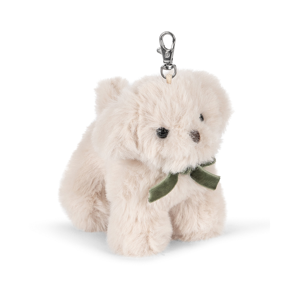 Konges Sløjd Taschenanhänger 'Animal' Off White Puppy - Online MY SNOWFLAKE