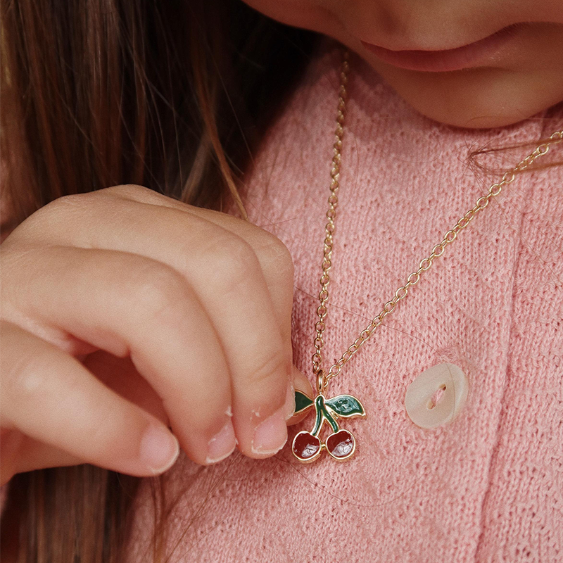 Konges Sløjd Schmuckset 'Bestie' Cherry Gold