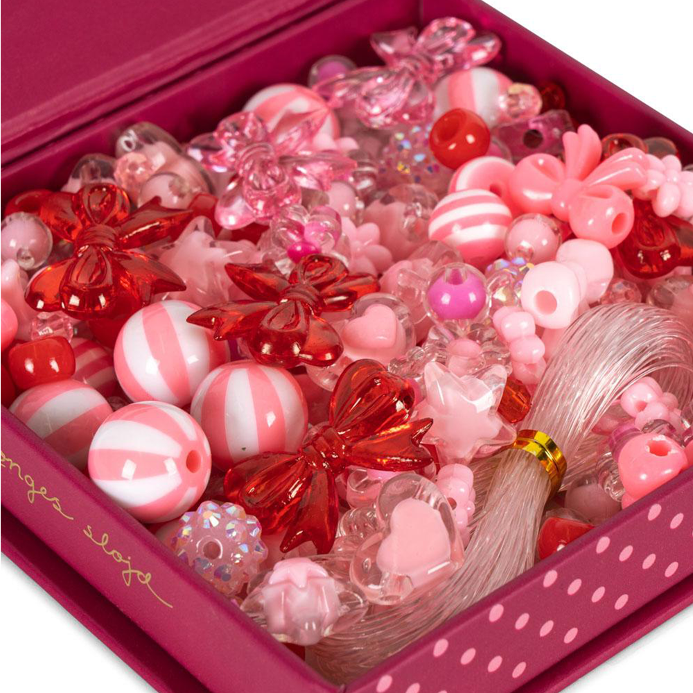 Konges Sløjd  Schmuckperlen-Set Pink