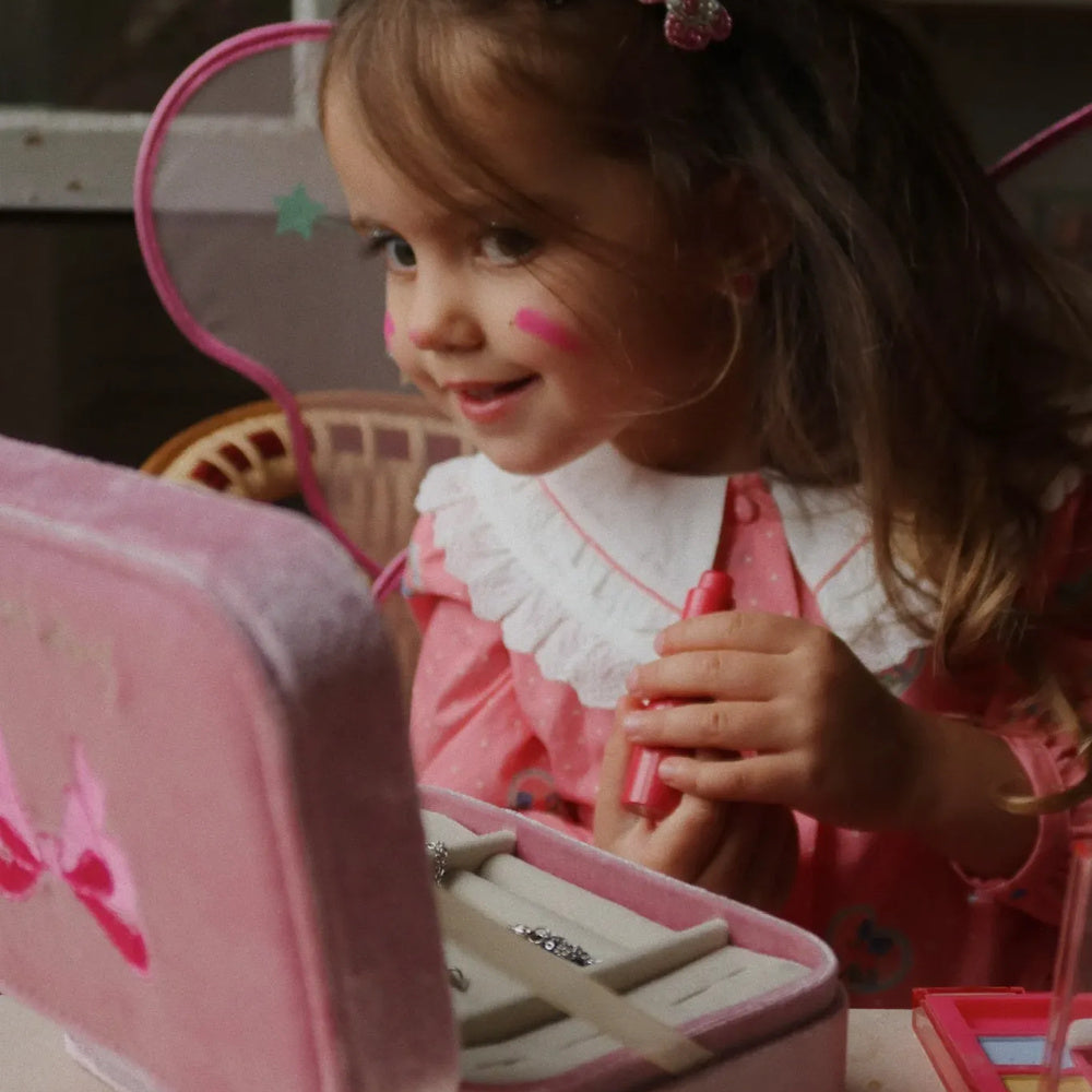 Konges Sløjd Schmuckset mit Schmuckschatulle 'All I Wish For' Pink