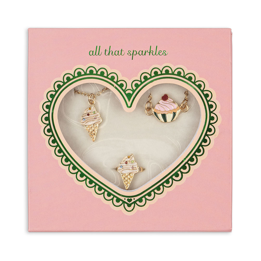 Konges Sløjd Schmuckset 'Sweat' Gold