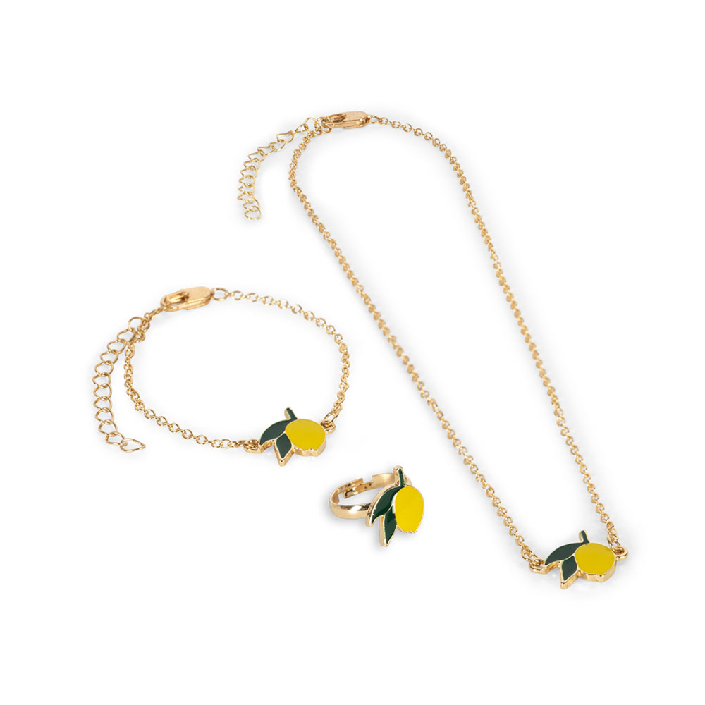 Konges Sløjd Schmuckset &#39;Lemon&#39; Gold
