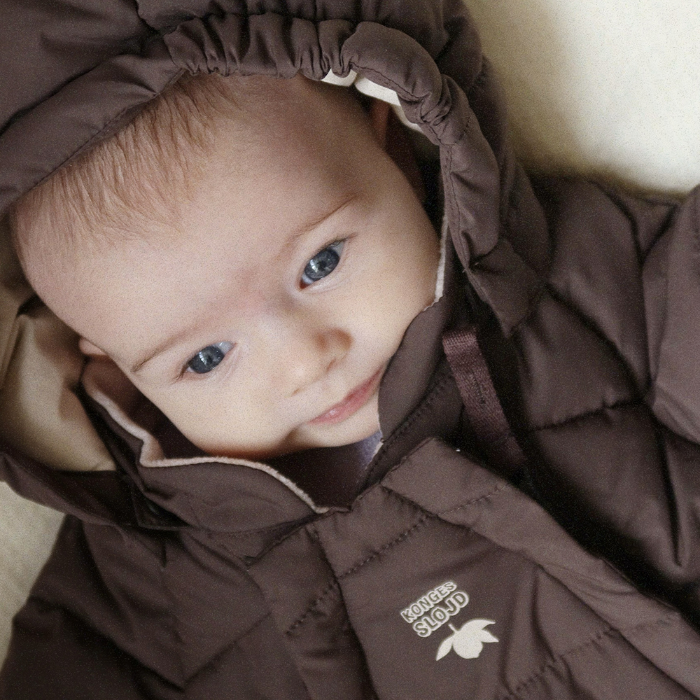 Konges Sløjd Baby Snowsuit 'Alpi' Chocolate Brown