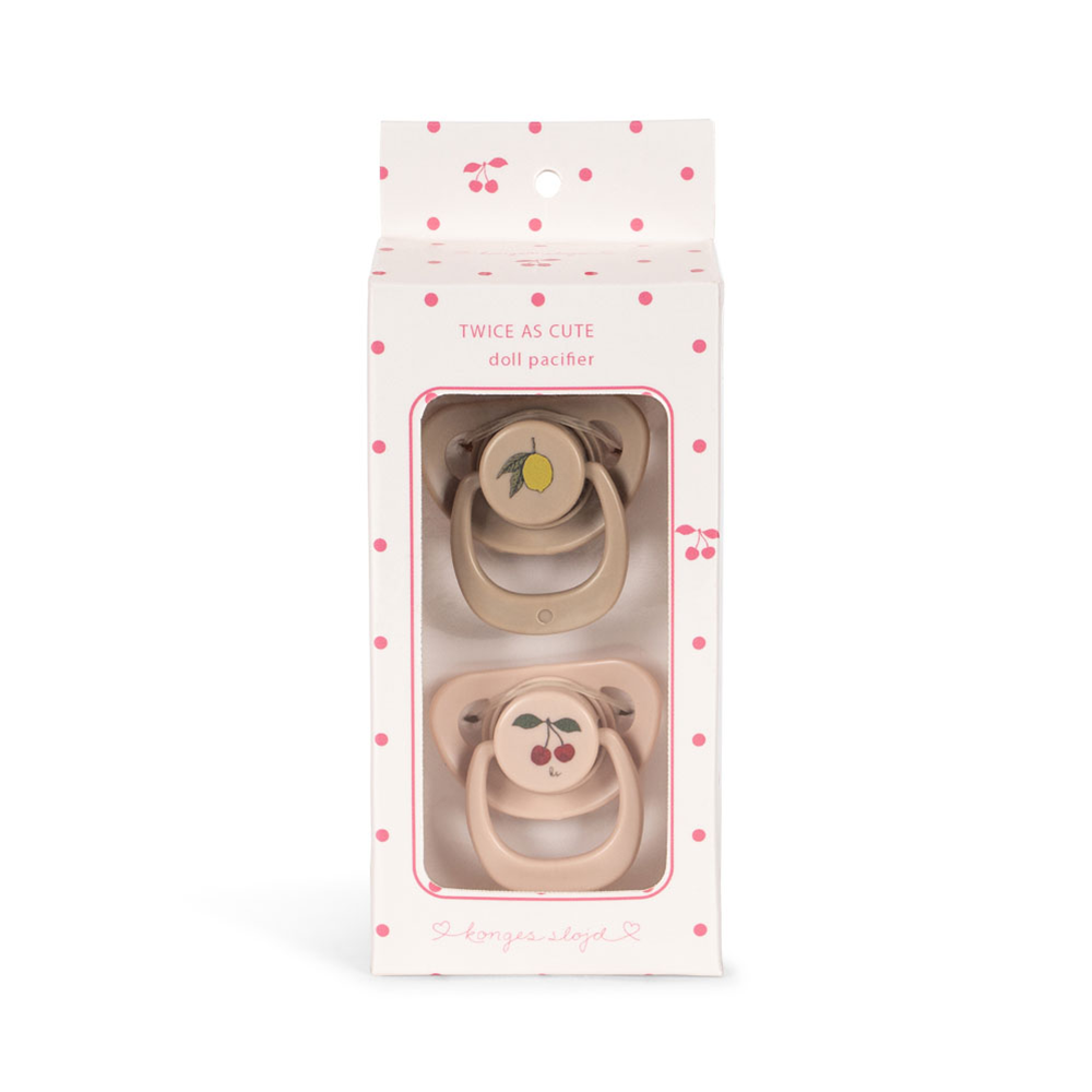 Konges Sløjd Schnuller für Puppen 2er-Set Cherry/Lemon - Online MY SNOWFLAKE