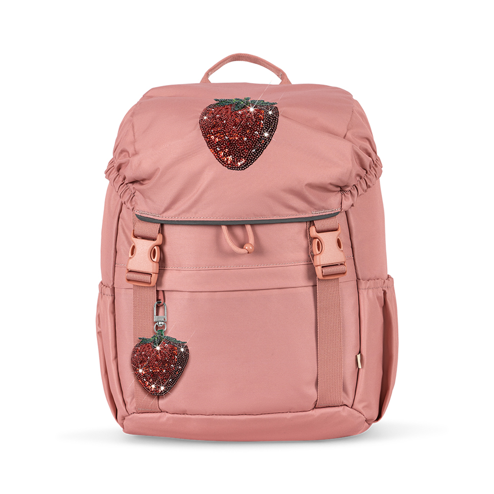 Konges Sløjd Schulrucksack mit Turnbeutel 'Clover' Rosette