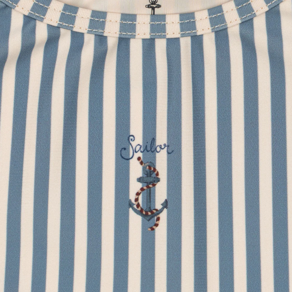 Konges Sløjd Langarm UV-Badeshirt &#39;Aster&#39; Sailor Stripe