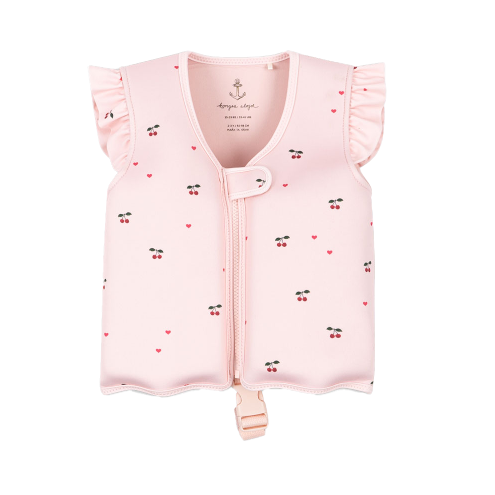 Konges Sløjd Rüschen Schwimmweste 'Avery' Cherry Coeur Rose