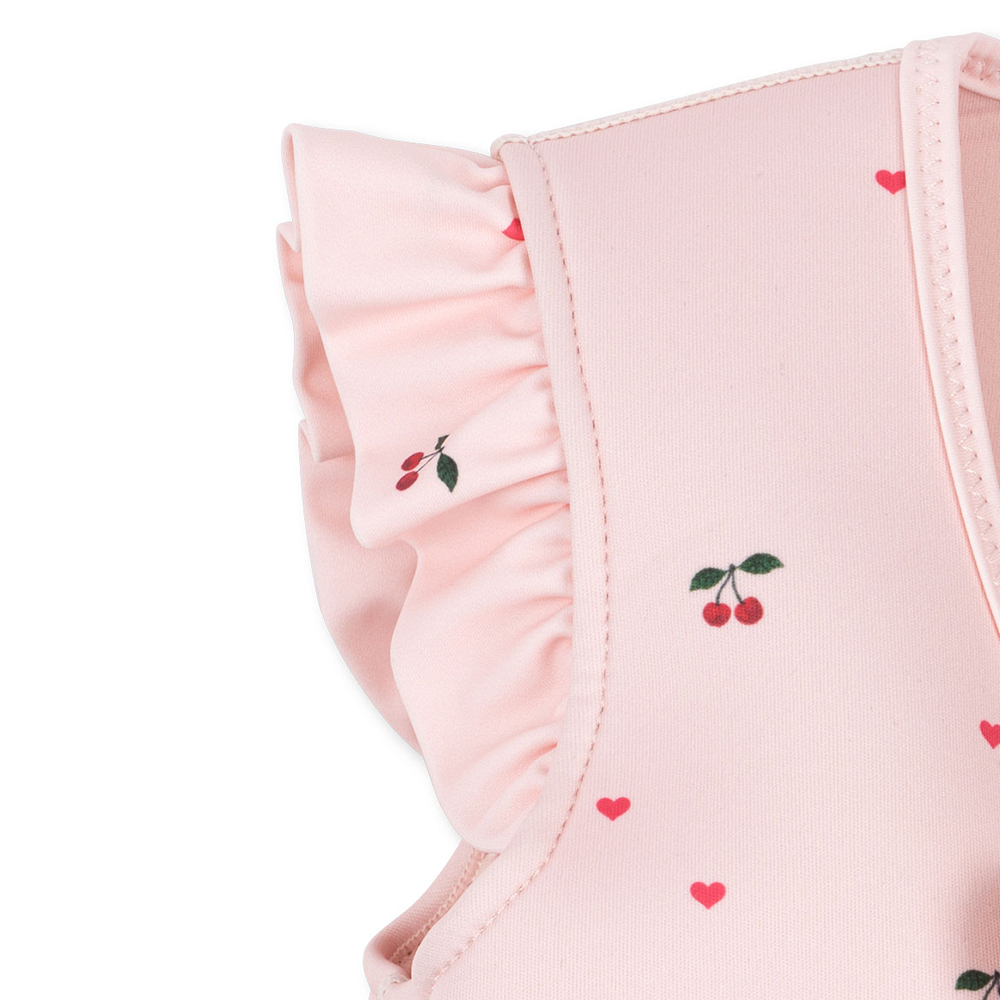 Konges Sløjd Rüschen Schwimmweste 'Avery' Cherry Coeur Rose