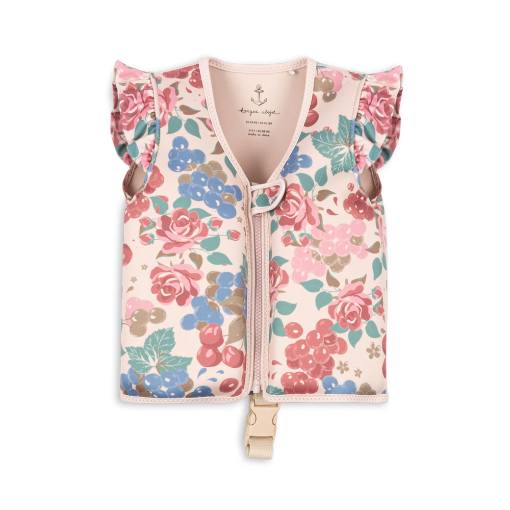 Konges Sløjd Rüschen Schwimmweste 'Avery' Bloomiegrape