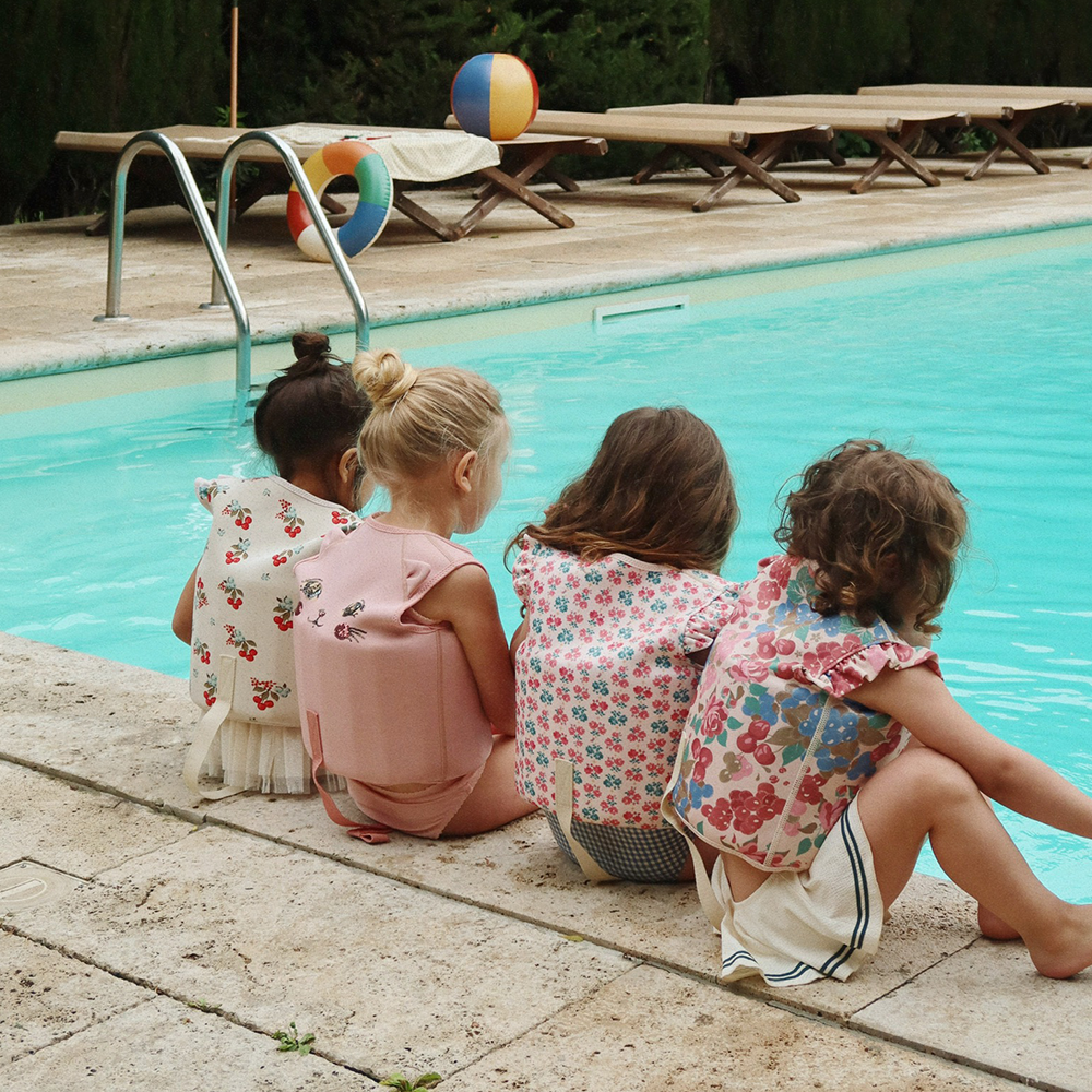 Konges Sløjd Rüschen Schwimmweste 'Avery' Bloomiegrape