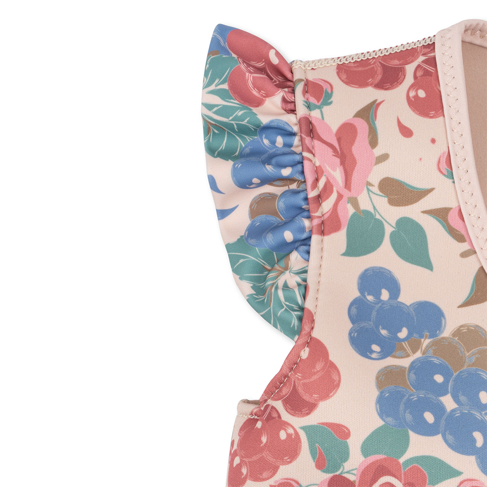 Konges Sløjd Rüschen Schwimmweste 'Avery' Bloomiegrape