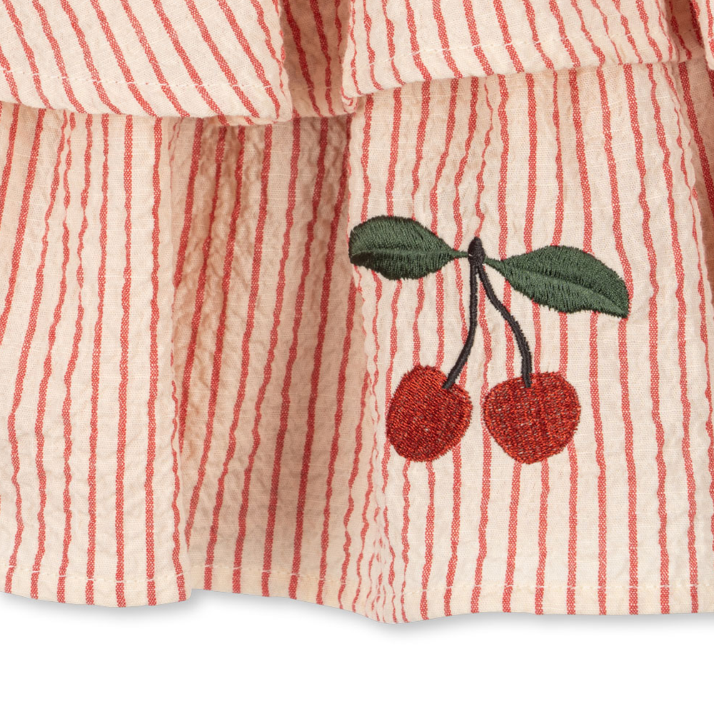 Konges Sløjd Seersucker-Kleid 'Ellie' Amour Stripe