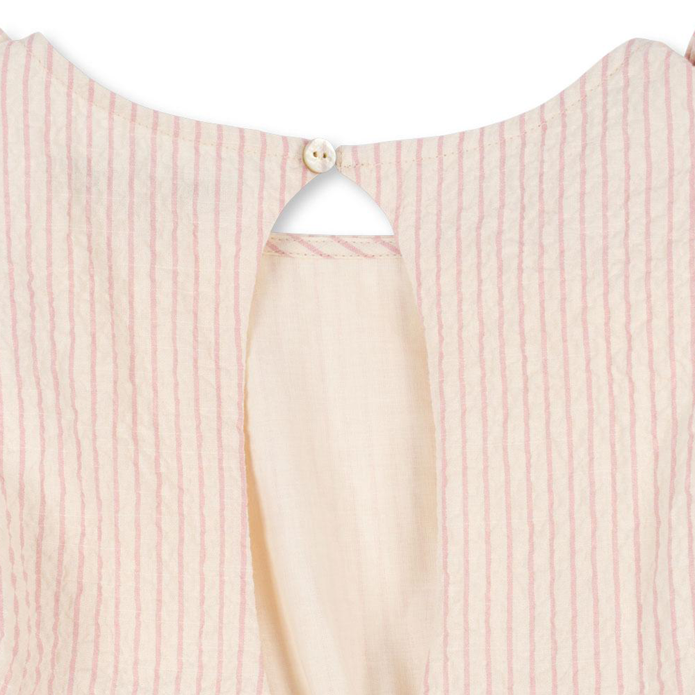 Konges Sløjd Seersucker-Kleid &#39;Ellie&#39; Peony Stripe