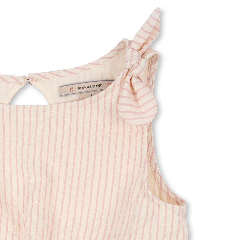 Konges Sløjd Seersucker-Kleid &#39;Ellie&#39; Peony Stripe