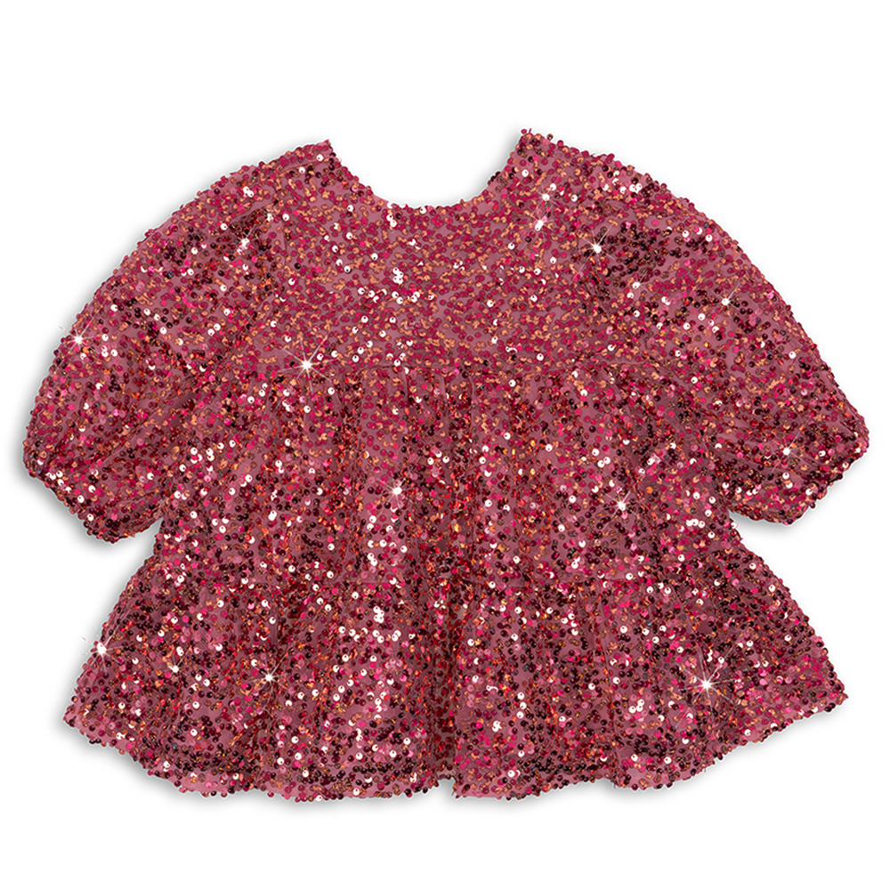 Konges Sløjd Pailletten-Kleid 'Lila Bow' Sparkling Sangria