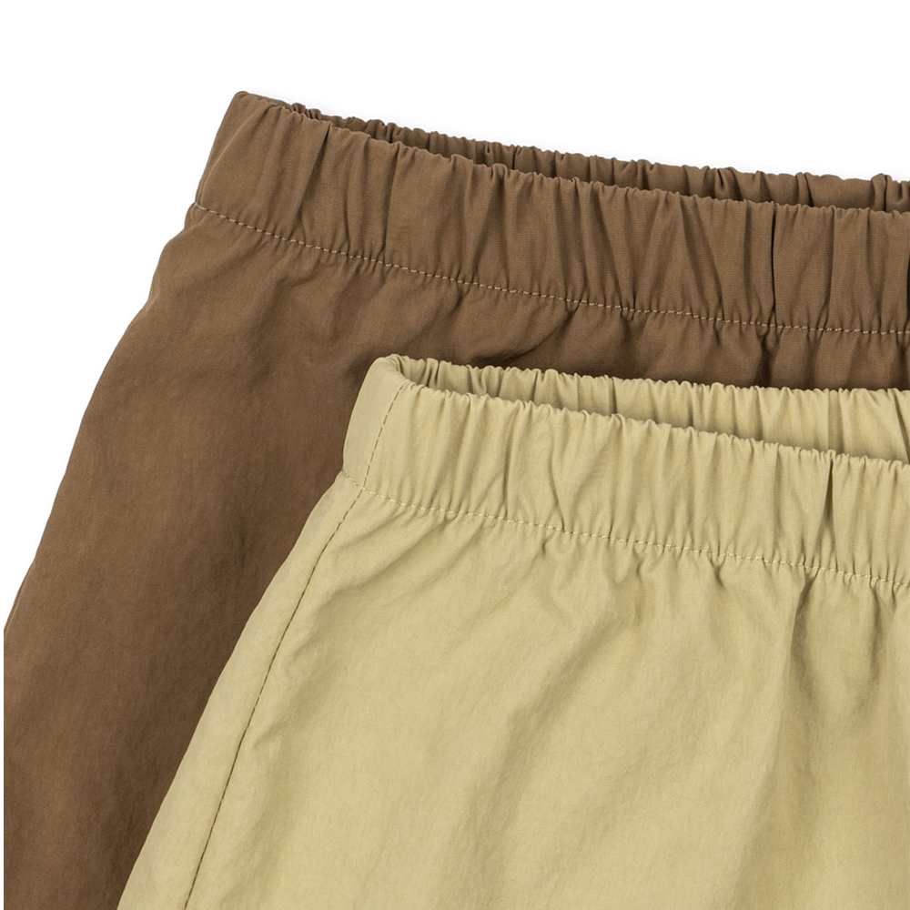 Konges Sløjd Lot de 2 shorts 'Acty' Pale Olive Green/Ermine