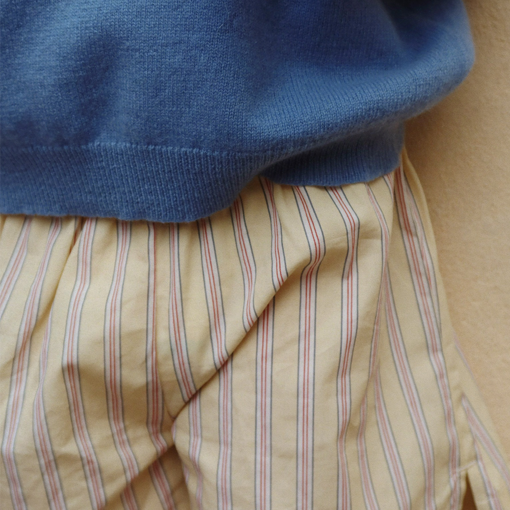 Lot de 3 shorts en coton Konges Sløjd « Azur » Soleil/Bleu/Basil Stripe