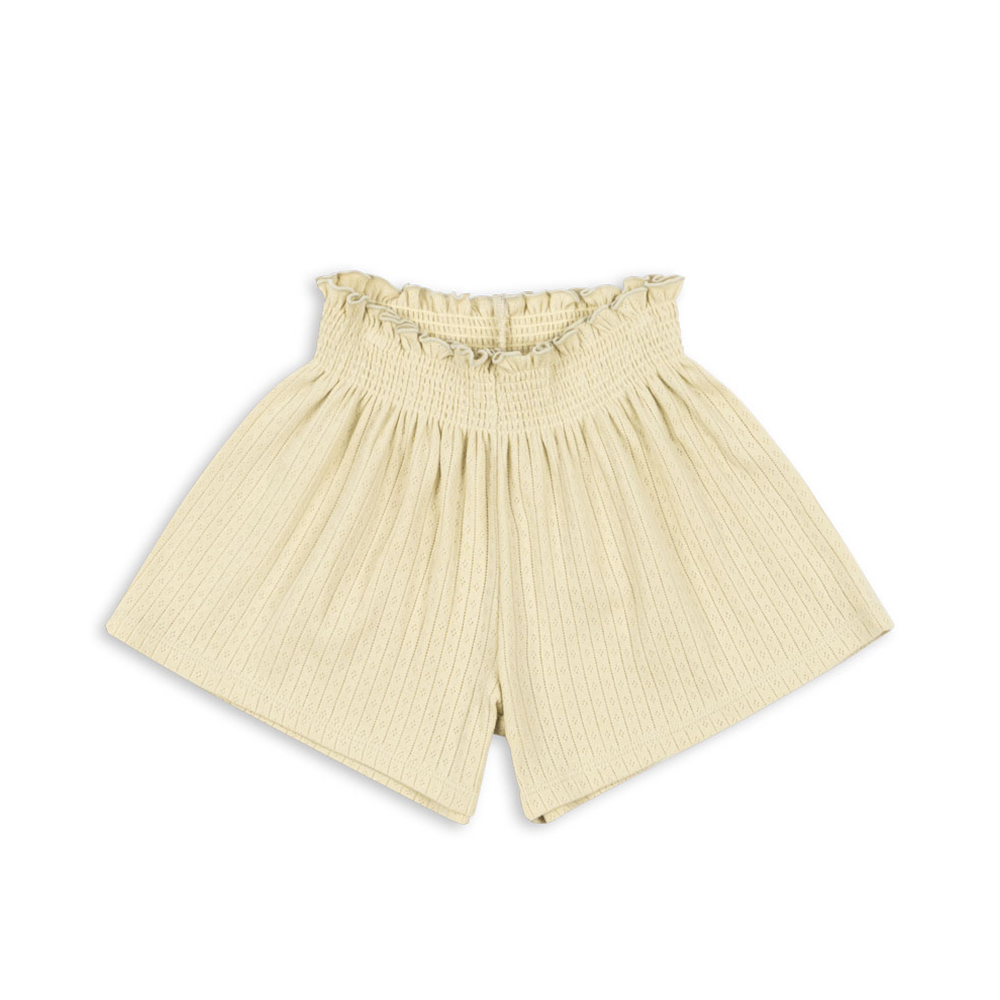 Konges Sløjd Short en coton biologique « Minnie » Green Haze