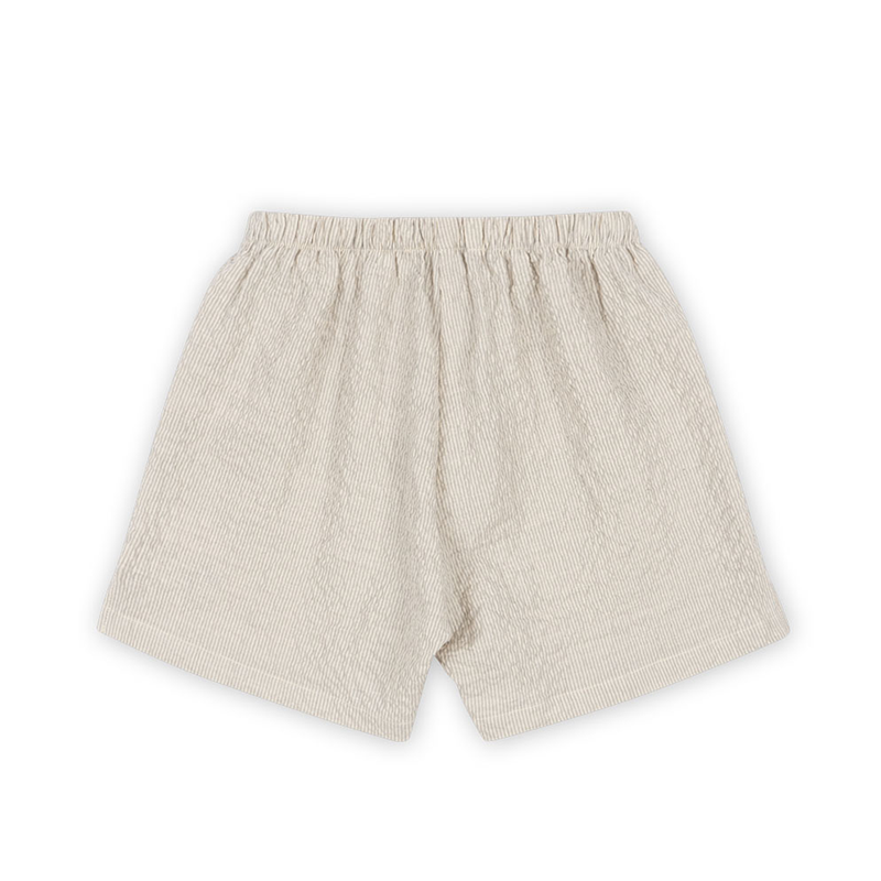 Konges Sløjd Seersucker Shorts &#39;Elliot&#39; Quarry Stripe