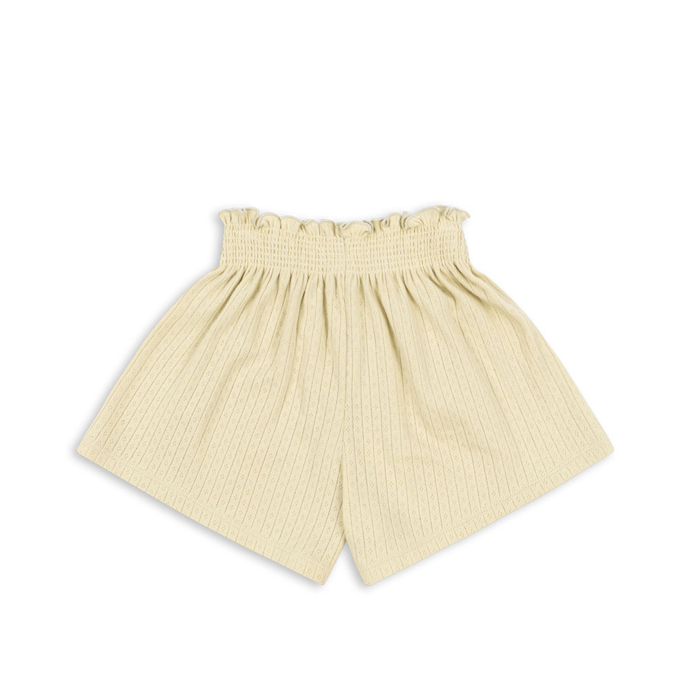 Konges Sløjd Short en coton biologique « Minnie » Green Haze