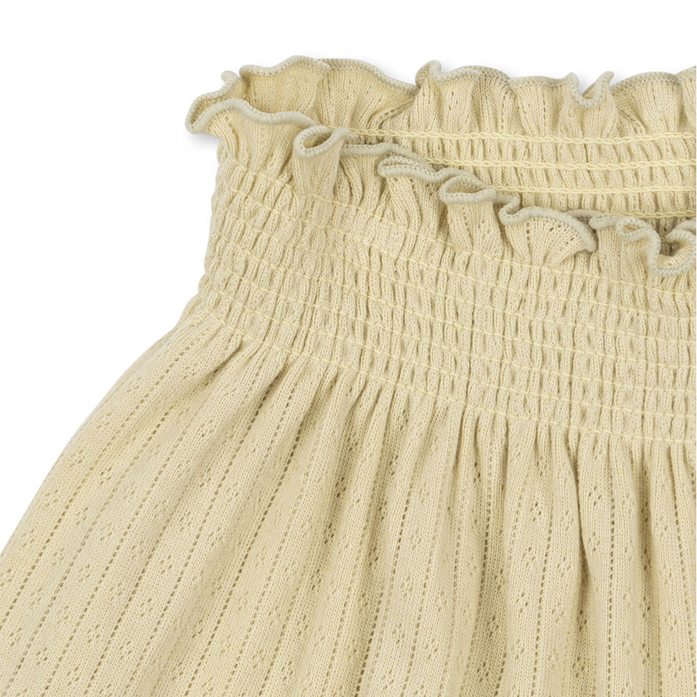 Konges Sløjd Short en coton biologique « Minnie » Green Haze