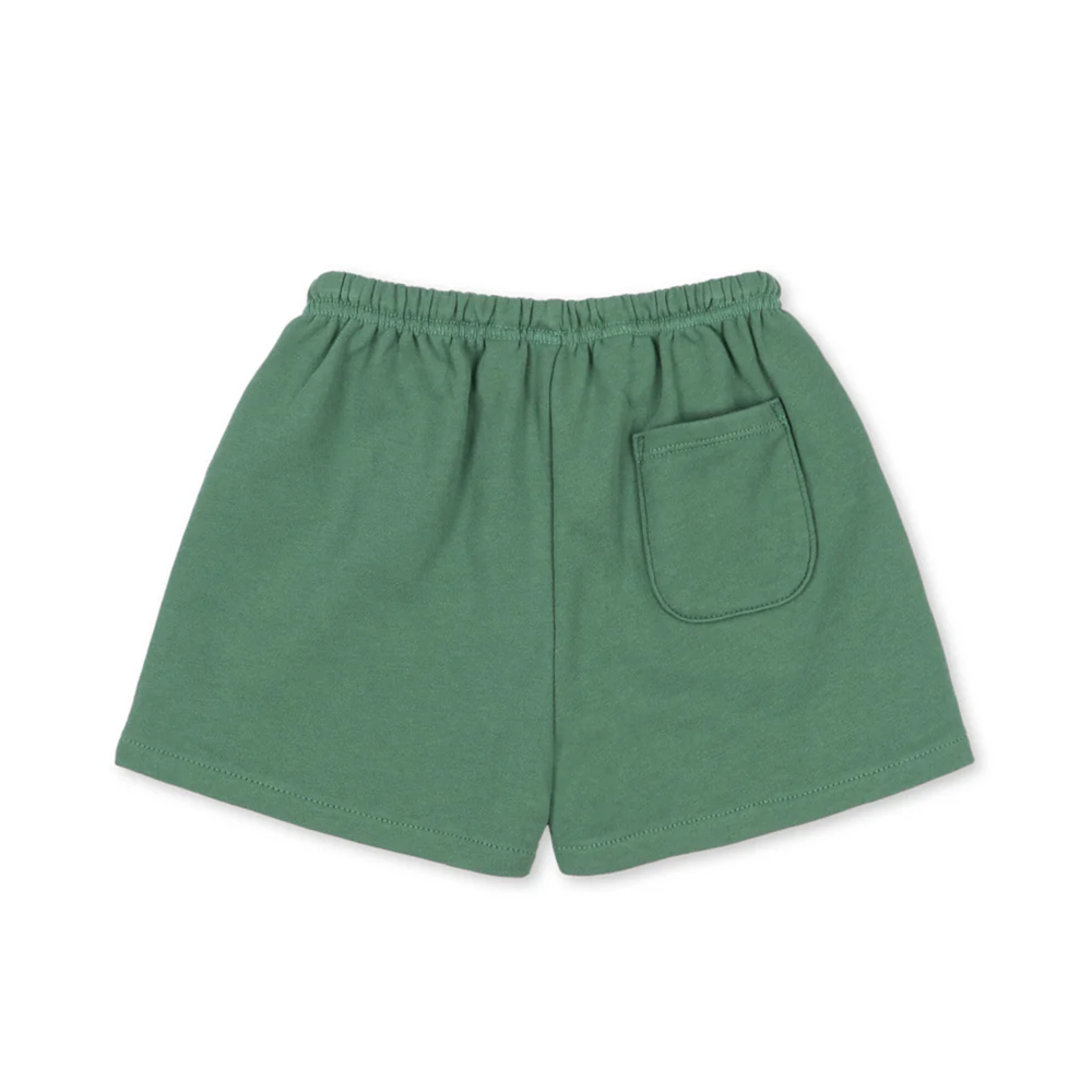 Konges Sløjd Shorts aus Baumwolle 'Spotty' Dark Ivy