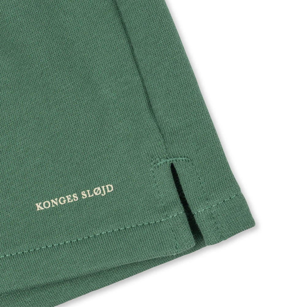 Konges Sløjd Shorts aus Baumwolle 'Spotty' Dark Ivy