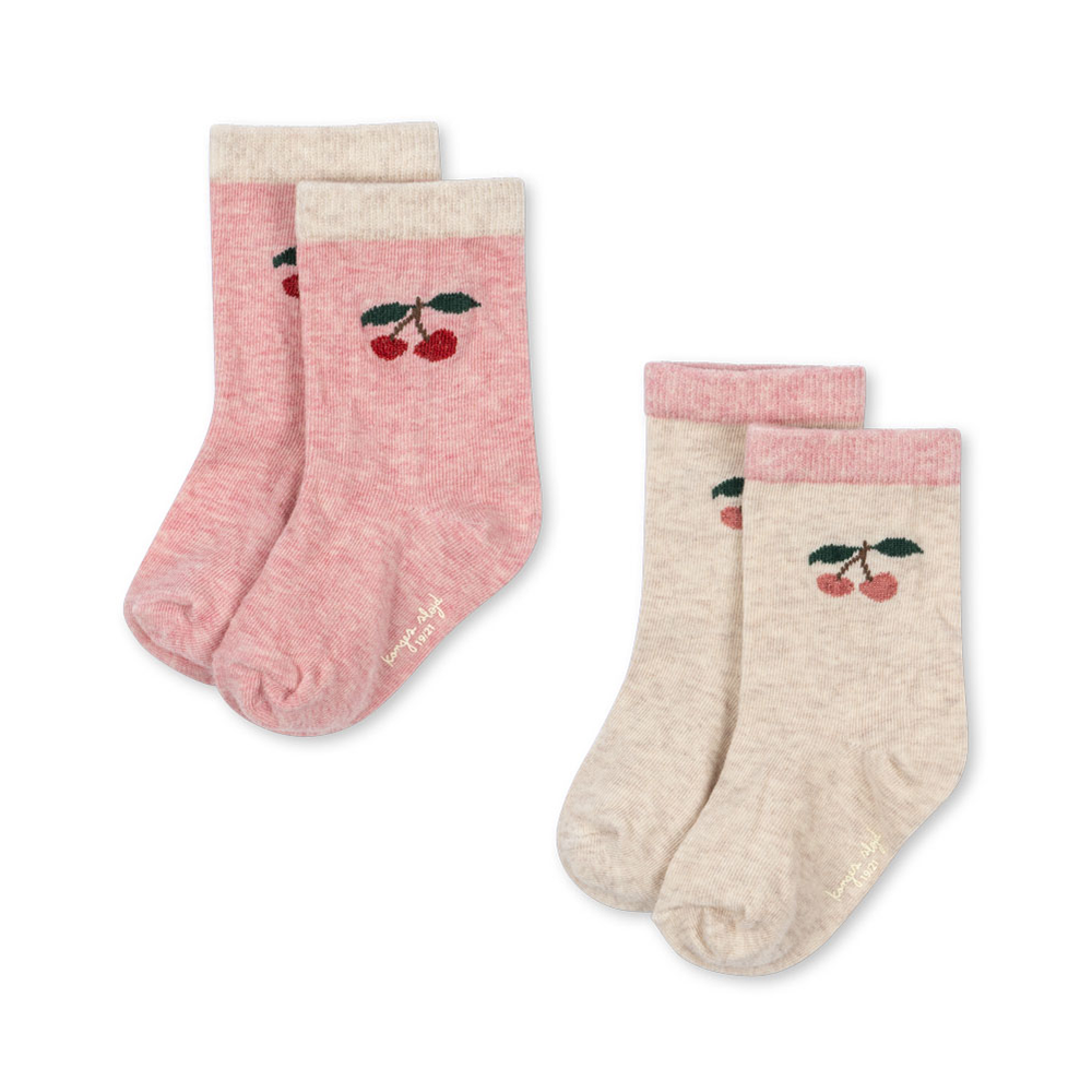 Konges Sløjd Socken 2er Pack Cherry