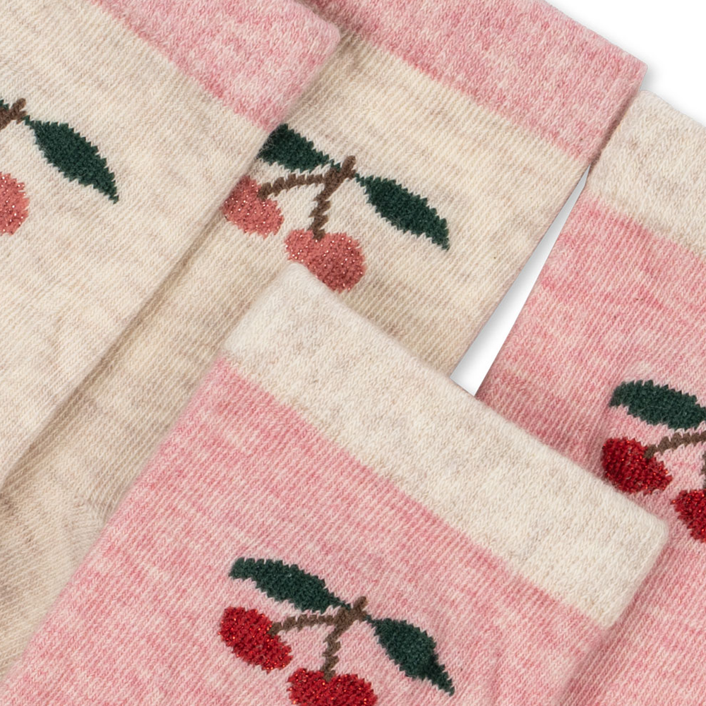 Konges Sløjd Socken 2er Pack Cherry